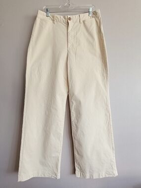 GAP High Rise Stride Ankle Chinos Butter Yellow Size 14 TG
